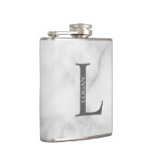 モノグラムパーソナライズされたと名前フラスコ フラスク (右)