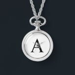 モノグラムパーソナライズされたと名前ポケット時計 腕時計<br><div class="desc">モノグラパーソナライズされたムと名前ギフトはモノグラパーソナライズされたムと名前をクラシックセリフフォントスタイルで特徴とする。父の日の贈り物としてパパのための贈り物、行商人のための贈り物、任意の特別な機会のために。</div>