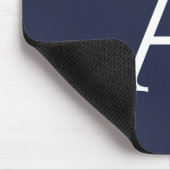 モノグラムパーソナライズされたと名前マウスパッド マウスパッド (コーナー)