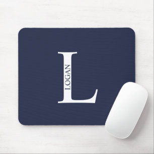モノグラムパーソナライズされたと名前マウスパッド マウスパッド