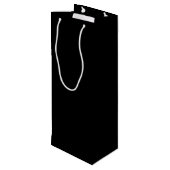 モノグラムパーソナライズされたと名前ワイン抱き枕 ワインギフトバッグ (裏面アングル)