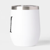 モノグラムパーソナライズされたと名前 (背面)