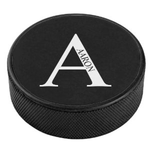 モノグラムパーソナライズされたと名前 アイスホッケーパック