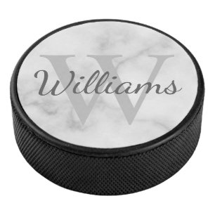 モノグラムパーソナライズされたと名前 アイスホッケーパック