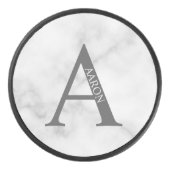 モノグラムパーソナライズされたと名前 アイスホッケーパック (正面)