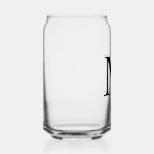 モノグラムパーソナライズされたと名前 ガラス缶 (右)