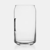 モノグラムパーソナライズされたと名前 ガラス缶 (左)