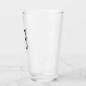 モノグラムパーソナライズされたと名前 タンブラーグラス (左)