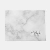 モノグラムパーソナライズされたと名前 ドアマット (正面)