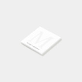 モノグラムパーソナライズされたと名前 ポストイット (アングル)