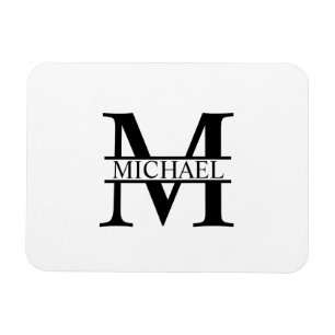 モノグラムパーソナライズされたと名前 マグネット