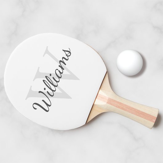 モノグラムパーソナライズされたと名前 卓球ラケット