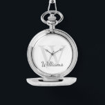 モノグラムパーソナライズされたと名前 腕時計<br><div class="desc">モノグラパーソナライズされたムと名前のギフトは、グレーのスクリプトのフォントスタイルで名前をパーソナライズされた特徴とし、白い背景に背景として明るいグレーのセリフのフォントスタイルでモノグラムを特徴とする。休日の贈り物、家族の懇親会の好意として完璧な、あなたは格別の機会のためのgroomsmenとギフトのためのギフト。</div>