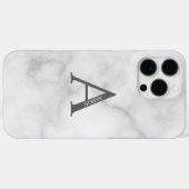 モノグラムパーソナライズされたと名前 Case-Mate iPhoneケース (裏面 (横))