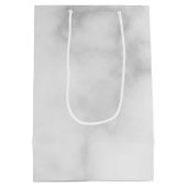 モノグラムパーソナライズされたと名大理石 ミディアムペーパーバッグ (裏面)