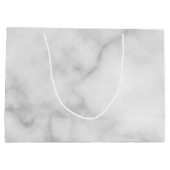 モノグラムパーソナライズされたと名大理石 ラージペーパーバッグ (裏面)