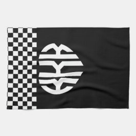 モノグラムパーソナライズされたイニシャルキッチンタオル キッチンタオル