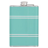 モノグラムパーソナライズされたイニシャルミニマルシンプルリスト フラスク (裏面)