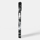 モノグラムパーソナライズされたイニシャル名ブラック絞り染め Case-Mate iPhoneケース (裏面 / 右)