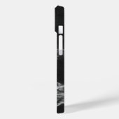モノグラムパーソナライズされたイニシャル名ブラック絞り染め Case-Mate iPhoneケース (裏面 / 左)