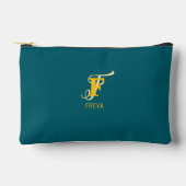 モノグラムパーソナライズされたイニシャル名 アクセサリーポーチ (正面)