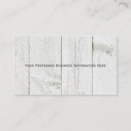 モノグラムパーソナライズされたイニシャル素朴 名刺 (裏面)