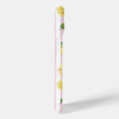 モノグラムパーソナライズされたウォーターカラーレモンレモネード Case-Mate iPhoneケース (裏面 / 右)