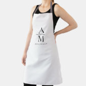 モノグラムパーソナライズされたエプロン エプロン (インサイチュ)