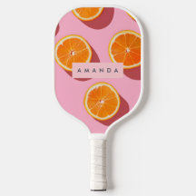 モノグラムパーソナライズされたオレンジスライスパターン