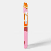 モノグラムパーソナライズされたオレンジスライスパターン Case-Mate iPhoneケース (裏面 / 左)