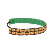 モノグラムパーソナライズされたオレンジパイクリーナシサボテン アスレチックヘッドバンド (左)