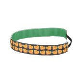 モノグラムパーソナライズされたオレンジパイクリーナシサボテン アスレチックヘッドバンド (右)