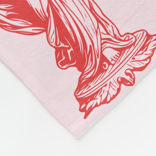 モノグラムパーソナライズされたギリシャ古代の彫像の贈り物 フリースブランケット (角)