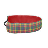 モノグラムパーソナライズされたクランブキャナンプレイドタータンチェック アスレチックヘッドバンド (左)