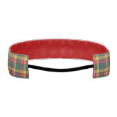 モノグラムパーソナライズされたクランブキャナンプレイドタータンチェック アスレチックヘッドバンド (裏面)