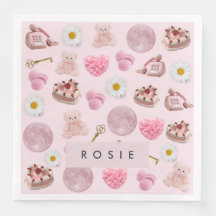 モノグラムパーソナライズされたコケットヴィンテージシーシェル