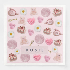 モノグラムパーソナライズされたコケットヴィンテージシーシェル