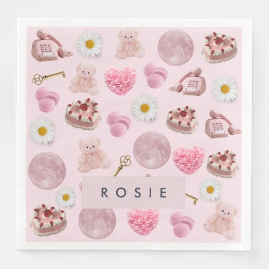 モノグラムパーソナライズされたコケットヴィンテージシーシェル (正面)