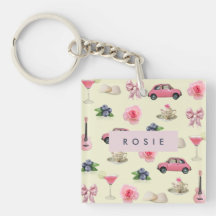 モノグラムパーソナライズされたコケットヴィンテージシーシェル