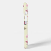 モノグラムパーソナライズされたコケットヴィンテージシーシェル Case-Mate iPhoneケース (裏面 / 左)