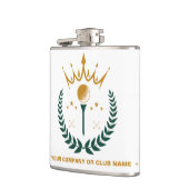 モノグラムパーソナライズされたゴルフクラブ名 フラスク (左)