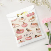 モノグラムパーソナライズされたサマープールフロートパターン フェイバーバッグ (封をした状態)