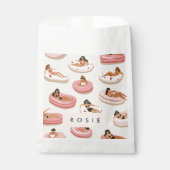 モノグラムパーソナライズされたサマープールフロートパターン フェイバーバッグ (正面)