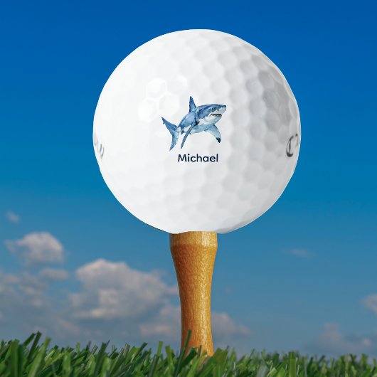 モノグラムパーソナライズされたサメ ゴルフボール