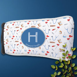 モノグラムパーソナライズされたドクターインストゥルメント ゴルフヘッドカバー