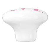 モノグラムパーソナライズされたドロワーノブ セラミックノブ (側面)