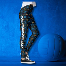 モノグラムパーソナライズされたパタエレガントーンレギンス