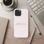 モノグラムパーソナライズされたピンクイニシャルと名前 iPhone 13 PRO MAXケース<br><div class="desc">私保護たちのモノグラムのパステルパーソナライズされたピミニマルンクiPhoneケースとスタイルにあなたの電話。このケーお洒落スは柔らかいパステルピンクの背景を備え、エレガントにモノグラムイニシャルとフォントにあなたの名前をカスタムするで飾らモダンれている。このケースは、保護と洗練されたtouchの両方を提供するように設計されており、日常使用に最適である。その耐久性の建築は、デザインが追加する間、あなたの電話は傷や衝撃から安全に保パーソナライズされたつしゃれているを保証しユニークます。贈り物や個人のアクセサリーとして理想的な、このiPhoneケースはファッションと機能をシームレスに組み合わせる。</div>