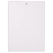 モノグラムパーソナライズされたピンクイニシャルクリップボード クリップボード (裏面)