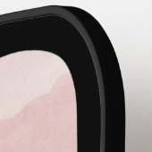 モノグラムパーソナライズされたピンクスクリプト名 ピックルボールラケット (左詳細)